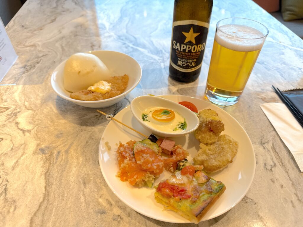 長崎マリオットホテルのMクラブラウンジの食事内容