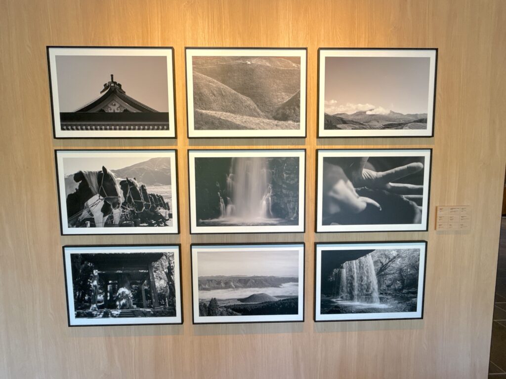 フェアフィールド・バイ・マリオット熊本阿蘇のロビーラウンジの展示
