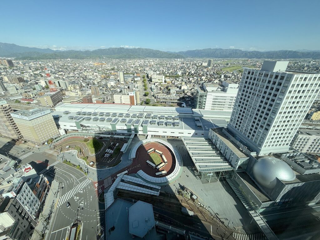 コートヤード・バイ・マリオット福井の客室からの景色