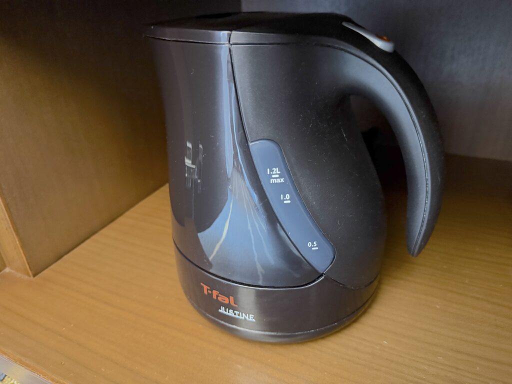ウェスティンホテル仙台の客室のケトル