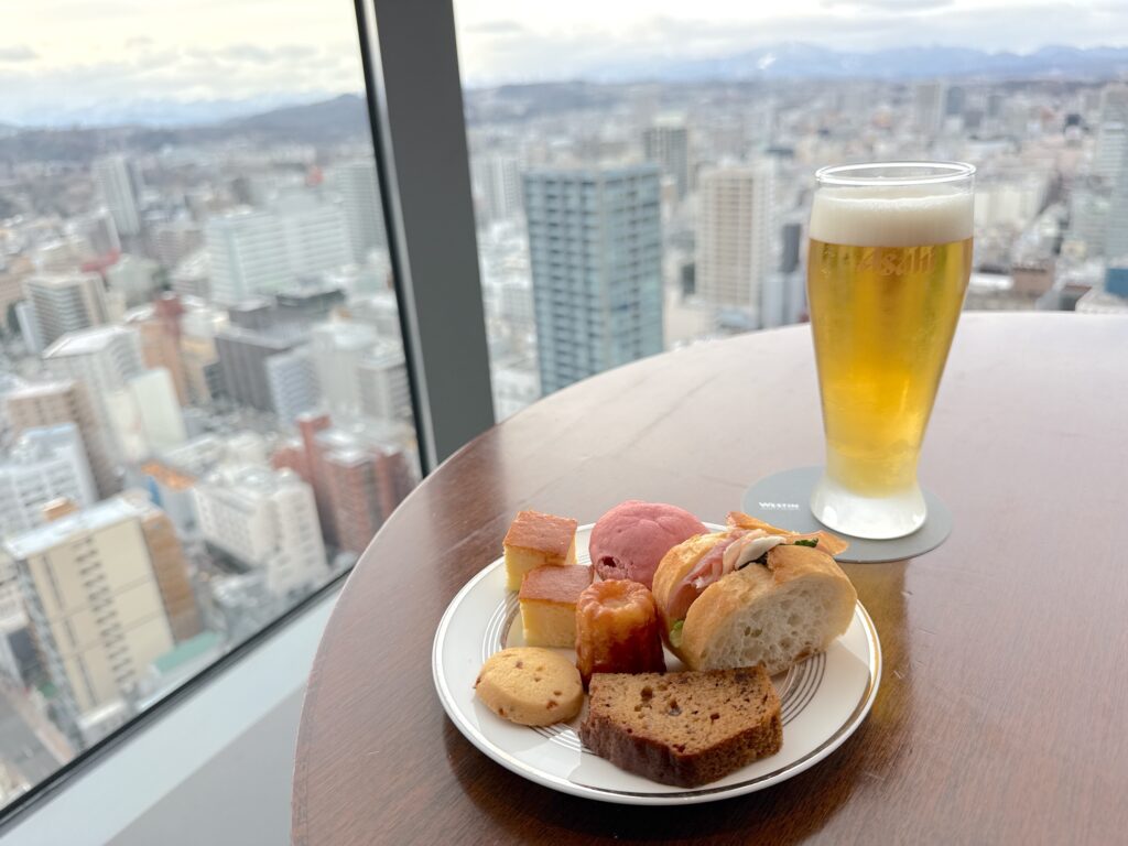 ウェスティンホテル仙台のクラブラウンジ(アフタヌーンティータイム)の食事内容
