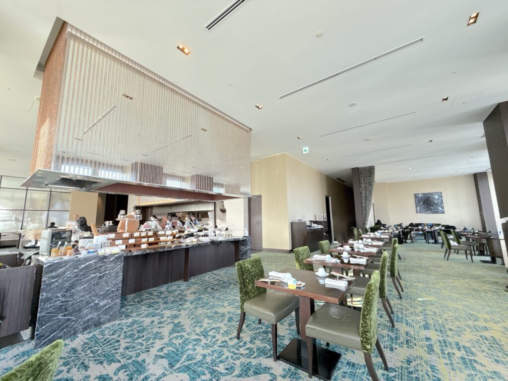 ウェスティンホテル仙台の朝食レストランSymphonyの雰囲気