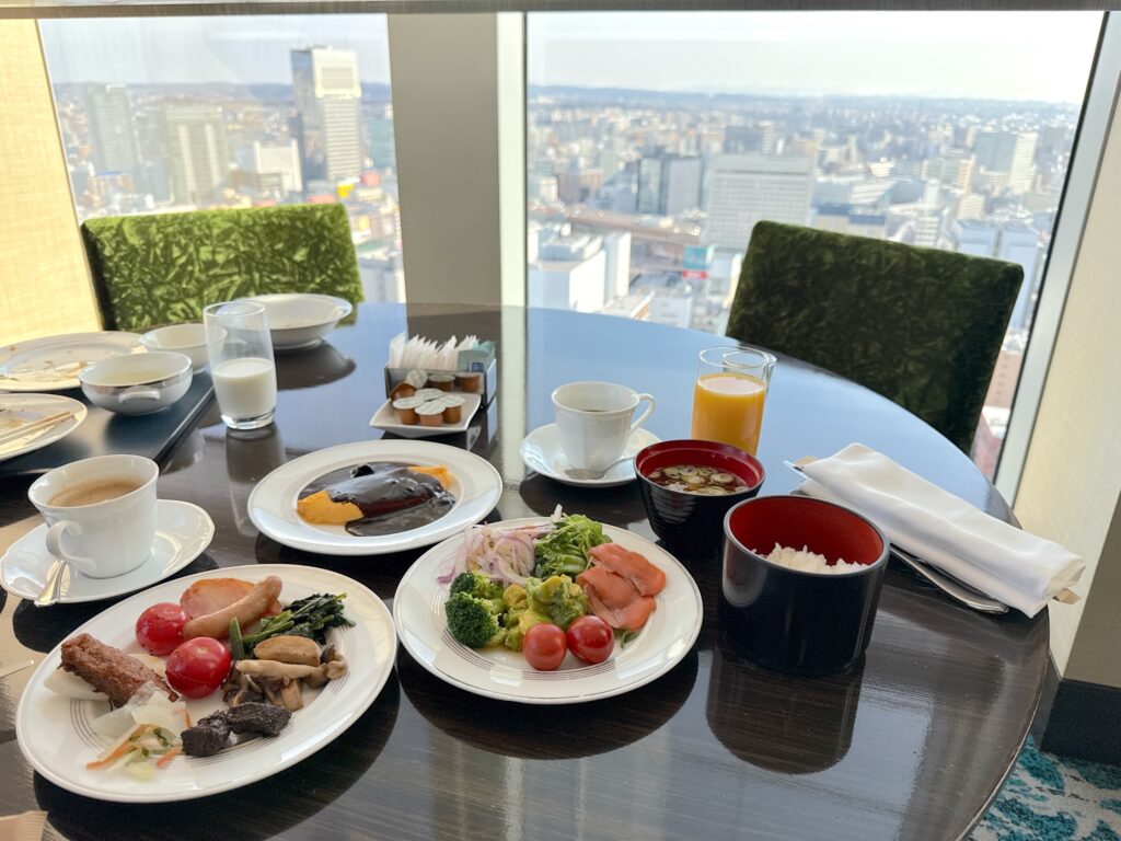 ウェスティンホテル仙台の朝食レストランの食事内容