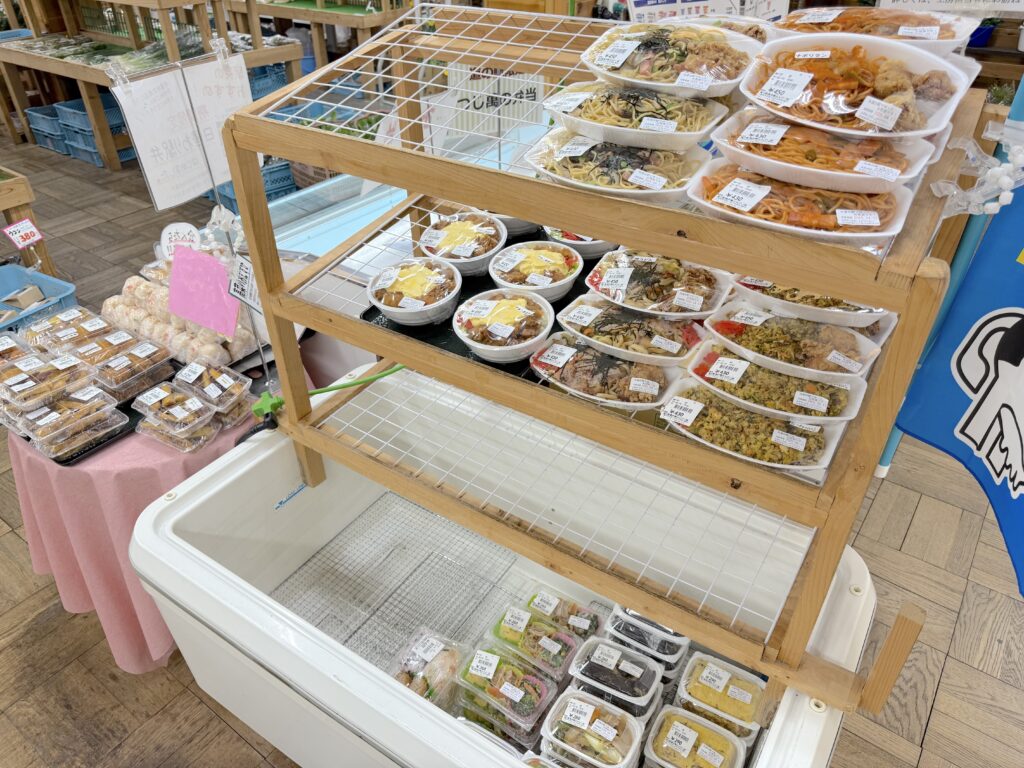 道の駅奥伊勢おおだいの店内