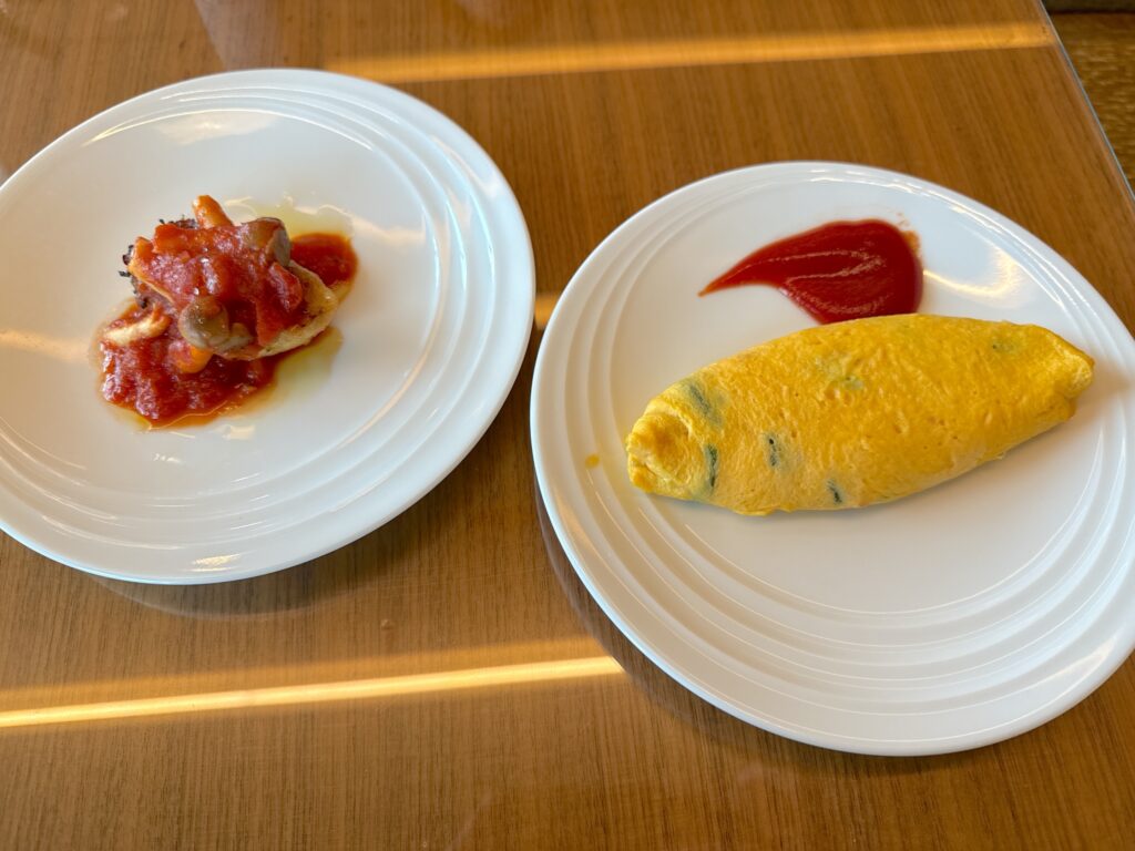 大阪マリオット都ホテルのクラブラウンジの朝食内容