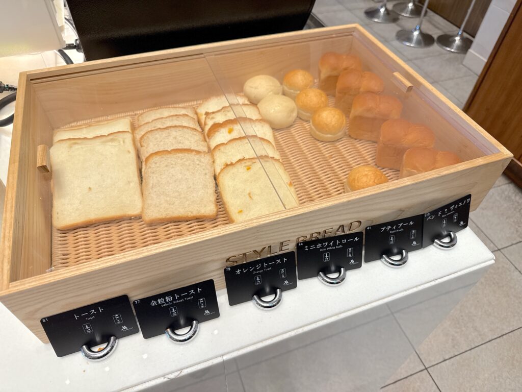 大阪マリオット都ホテルのクラブラウンジの朝食内容