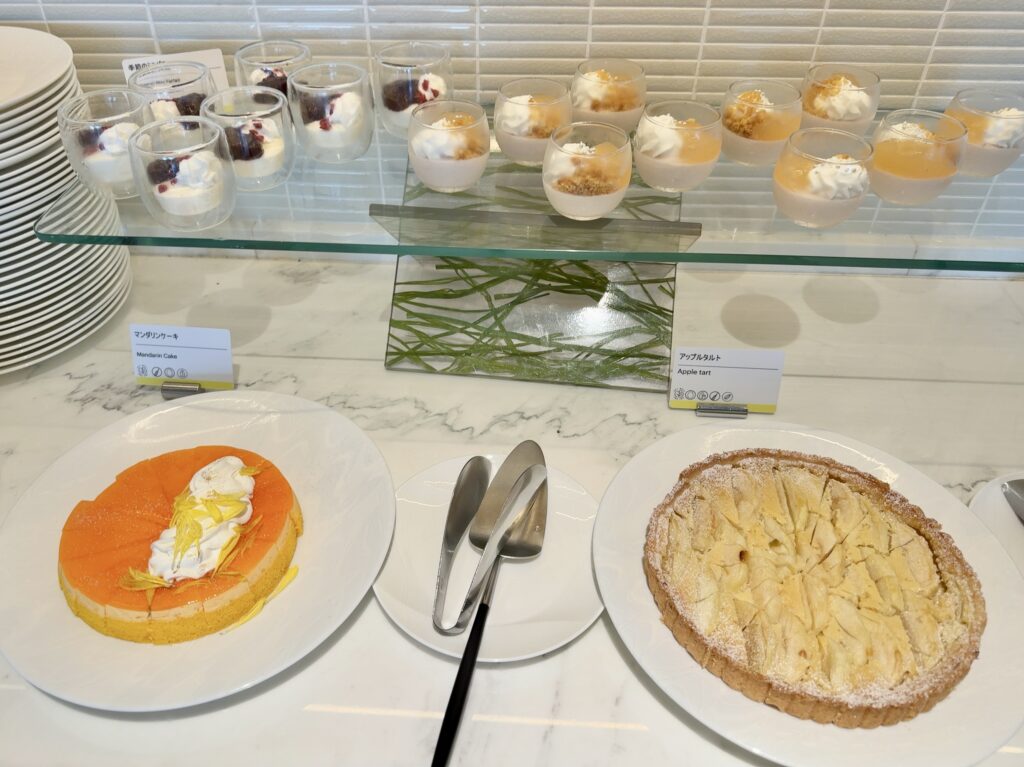 ウェスティンホテル横浜のクラブラウンジ「ウェスティンクラブ」のカクテルタイムの食事内容