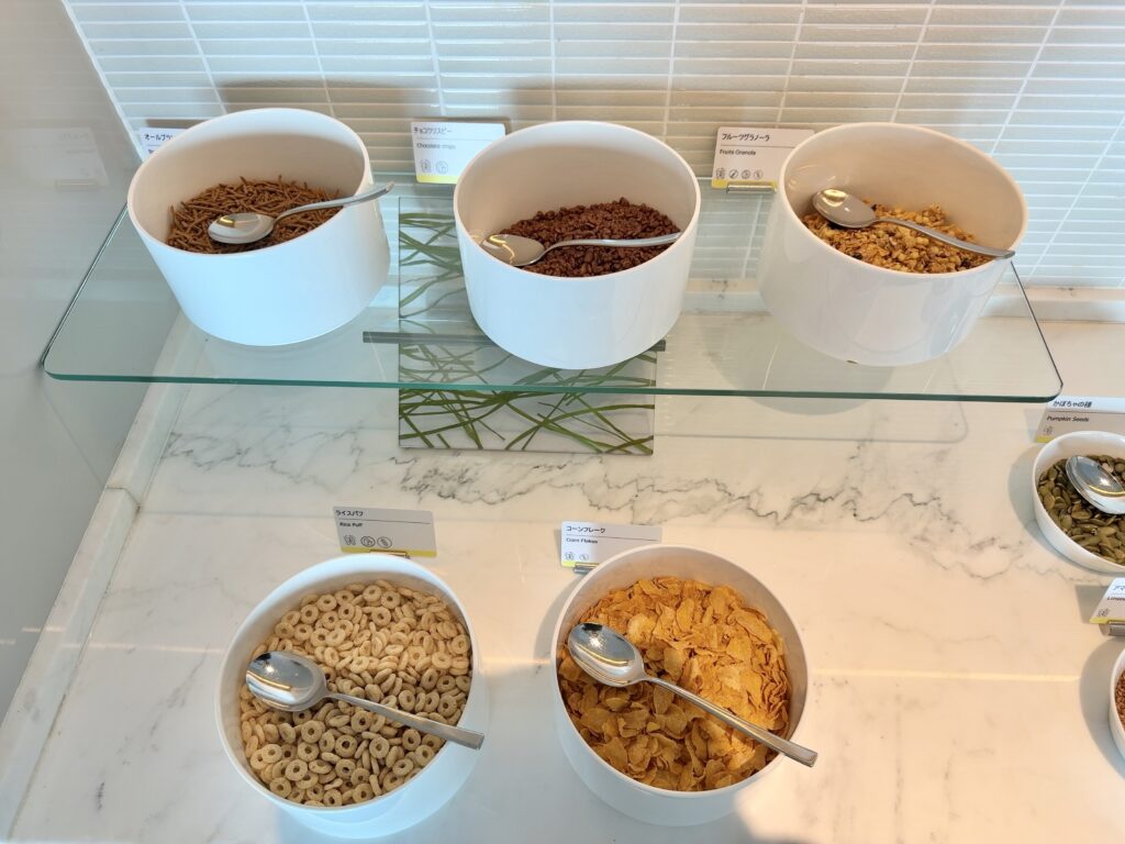 ウェスティンホテル横浜のクラブラウンジ「ウェスティンクラブ」の朝食の食事内容