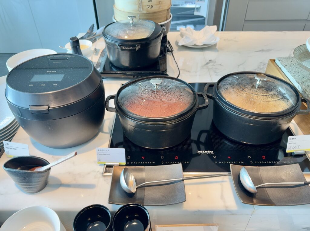 ウェスティンホテル横浜のクラブラウンジ「ウェスティンクラブ」の朝食の食事内容