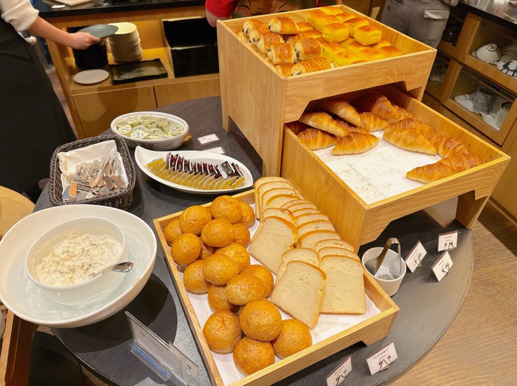 ザ・プリンス京都宝ヶ池オートグラフコレクションのクラブラウンジの朝食内容