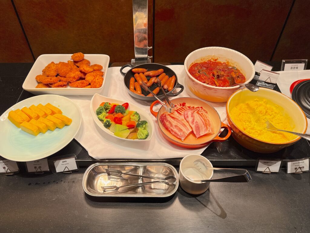 ザ・プリンス京都宝ヶ池オートグラフコレクションのクラブラウンジの朝食内容