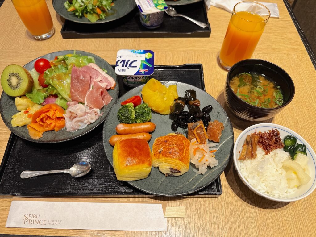 ザ・プリンス京都宝ヶ池オートグラフコレクションのクラブラウンジの朝食内容