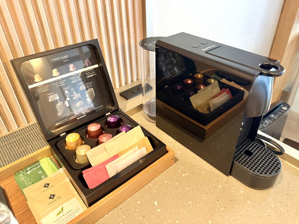 コートヤード・バイ・マリオット札幌の客室のミニバー