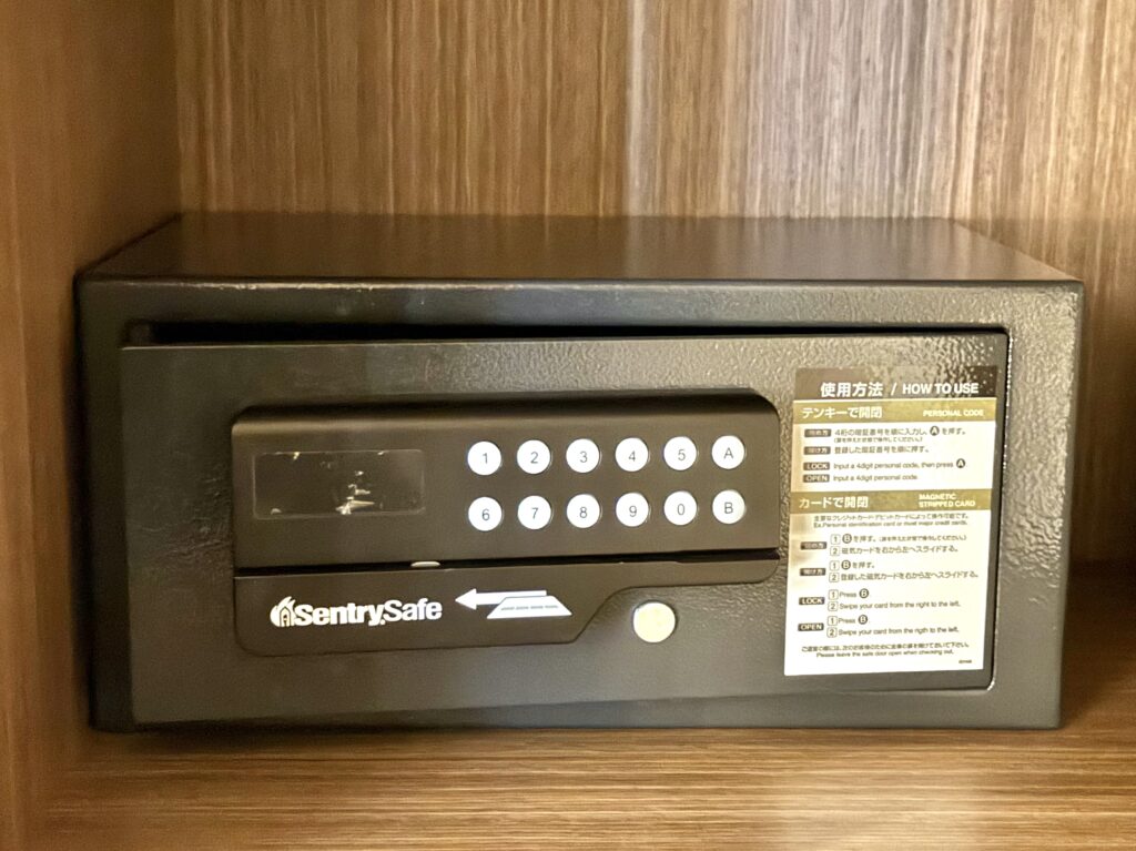 東山ニセコビレッジ・リッツ・カールトン・リザーブの客室金庫