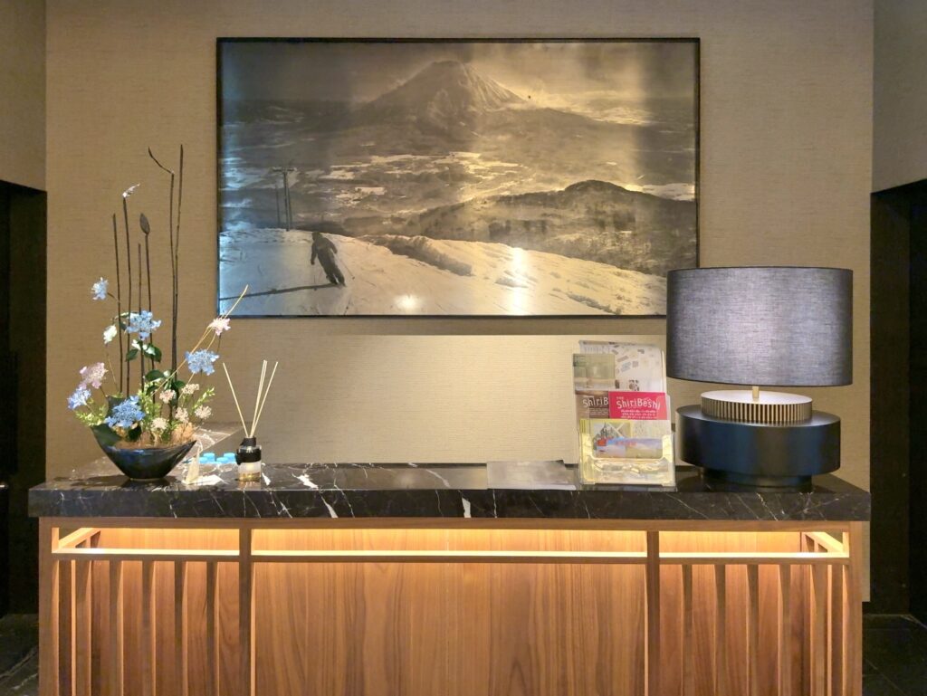 東山ニセコビレッジ・リッツ・カールトン・リザーブのレセプション