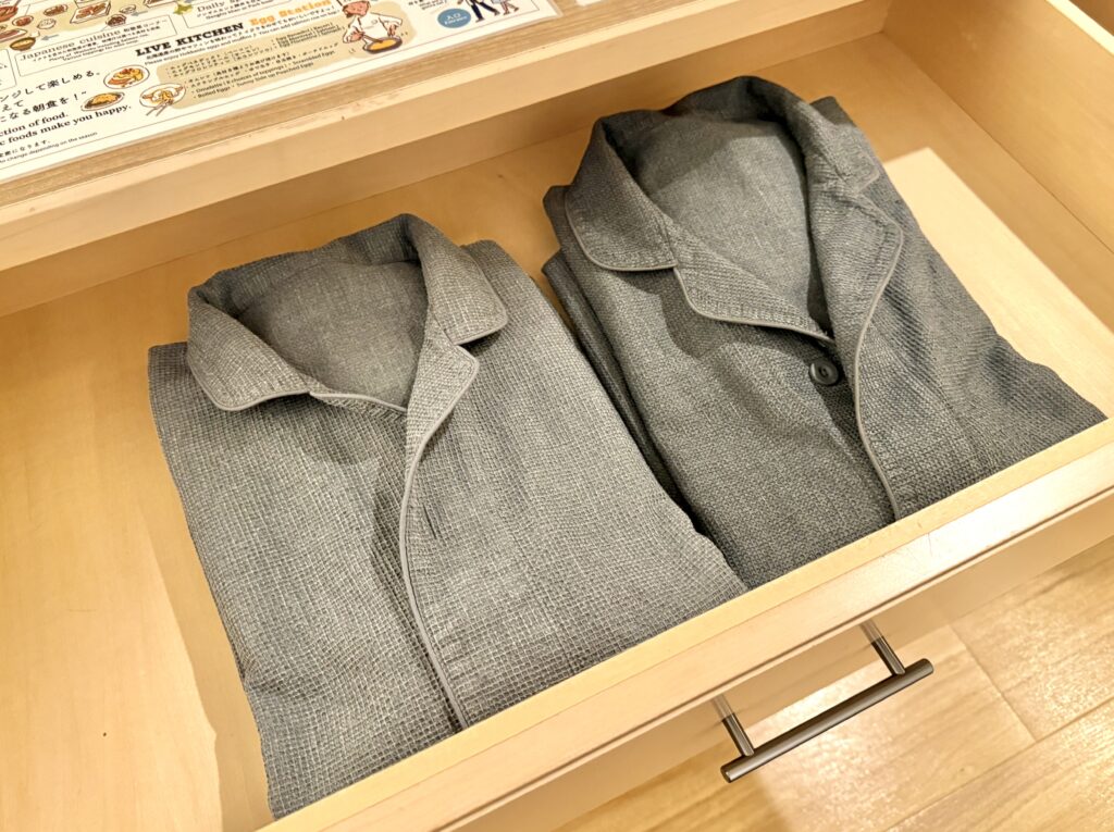 フェアフィールド・バイ・マリオット札幌の客室のナイトウェア