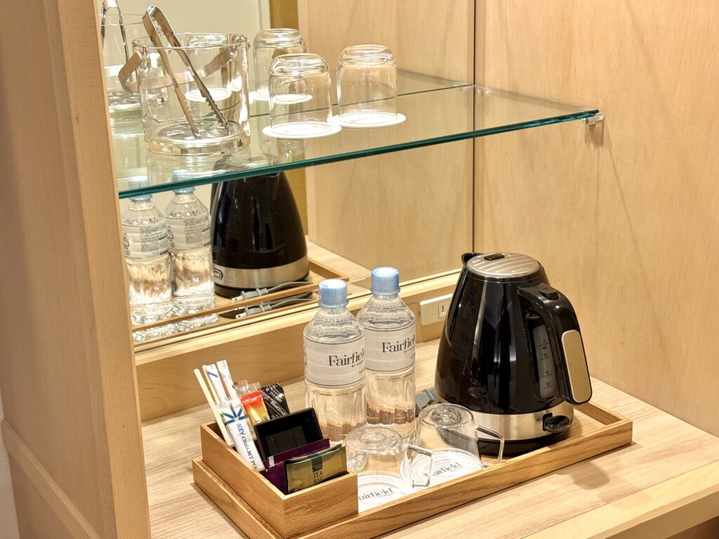 フェアフィールド・バイ・マリオット札幌の客室のミニバー