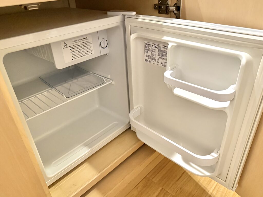 フェアフィールド・バイ・マリオット札幌の客室の冷蔵庫