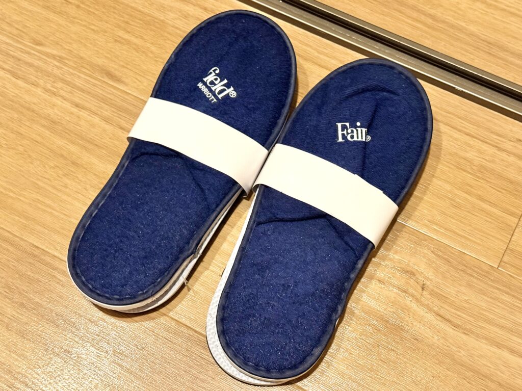 フェアフィールド・バイ・マリオット札幌の客室のスリッパ