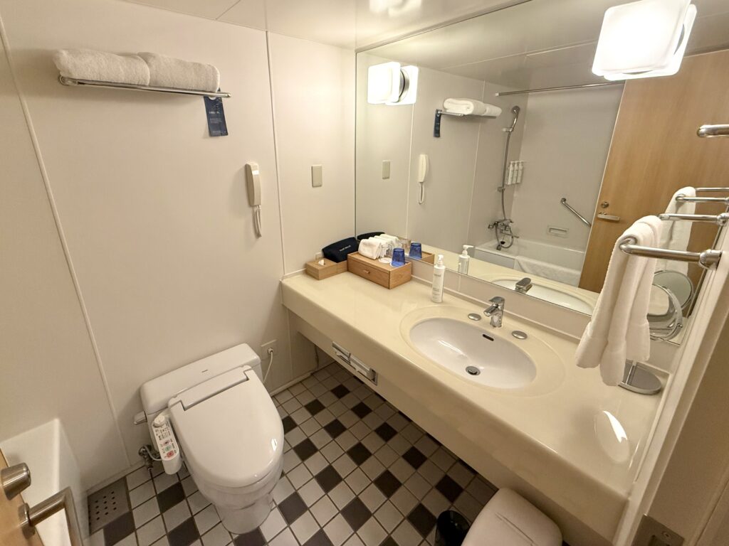 フェアフィールド・バイ・マリオット札幌の客室のバスルーム