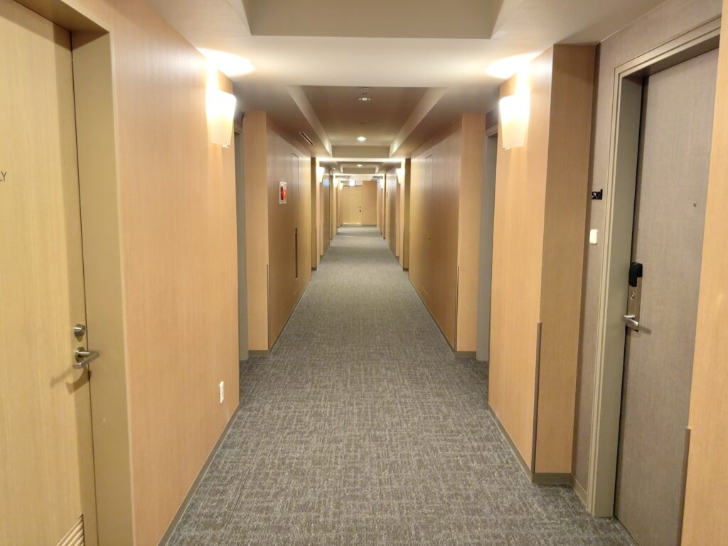 フェアフィールド・バイ・マリオット札幌の客室フロア廊下