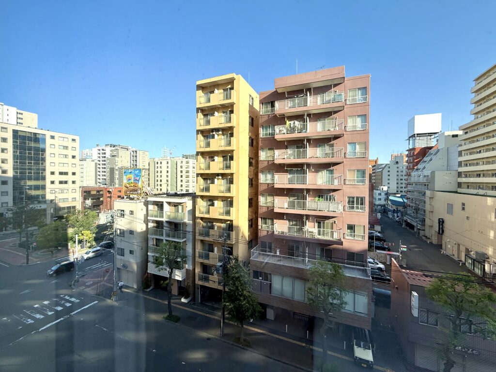 フェアフィールド・バイ・マリオット札幌の客室からの景色