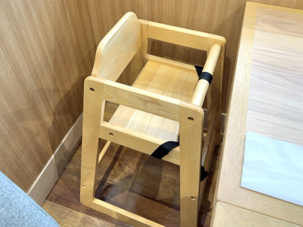 フェアフィールド・バイ・マリオット札幌の朝食レストラン「LUONTO(ルオント)」の子供向け備品