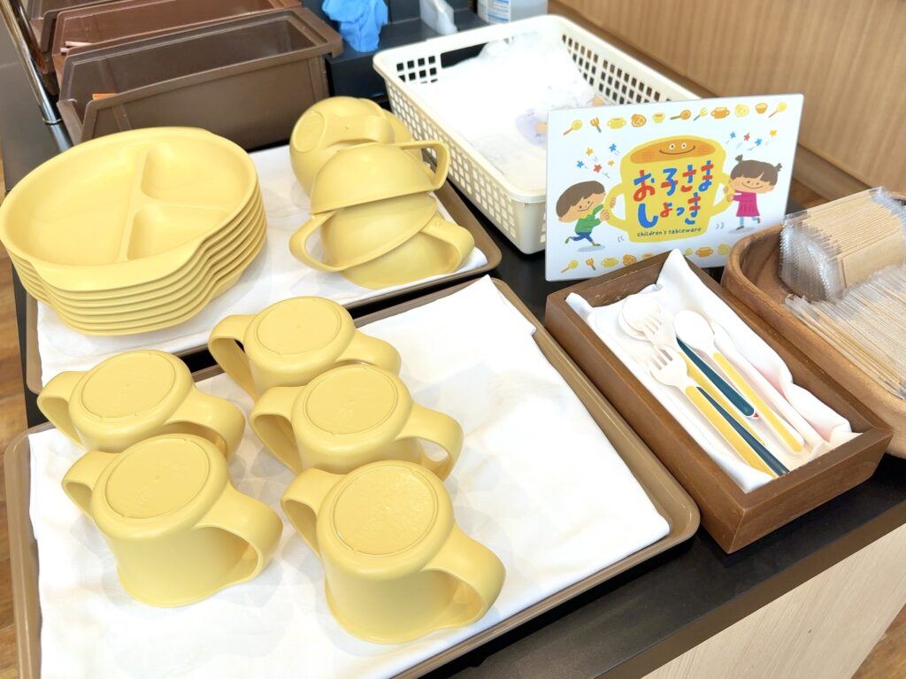 フェアフィールド・バイ・マリオット札幌の朝食レストラン「LUONTO(ルオント)」の子供向け備品