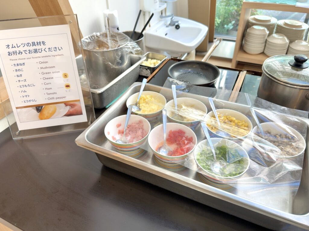 フェアフィールド・バイ・マリオット札幌の朝食レストラン「LUONTO(ルオント)」のライブキッチンコーナー