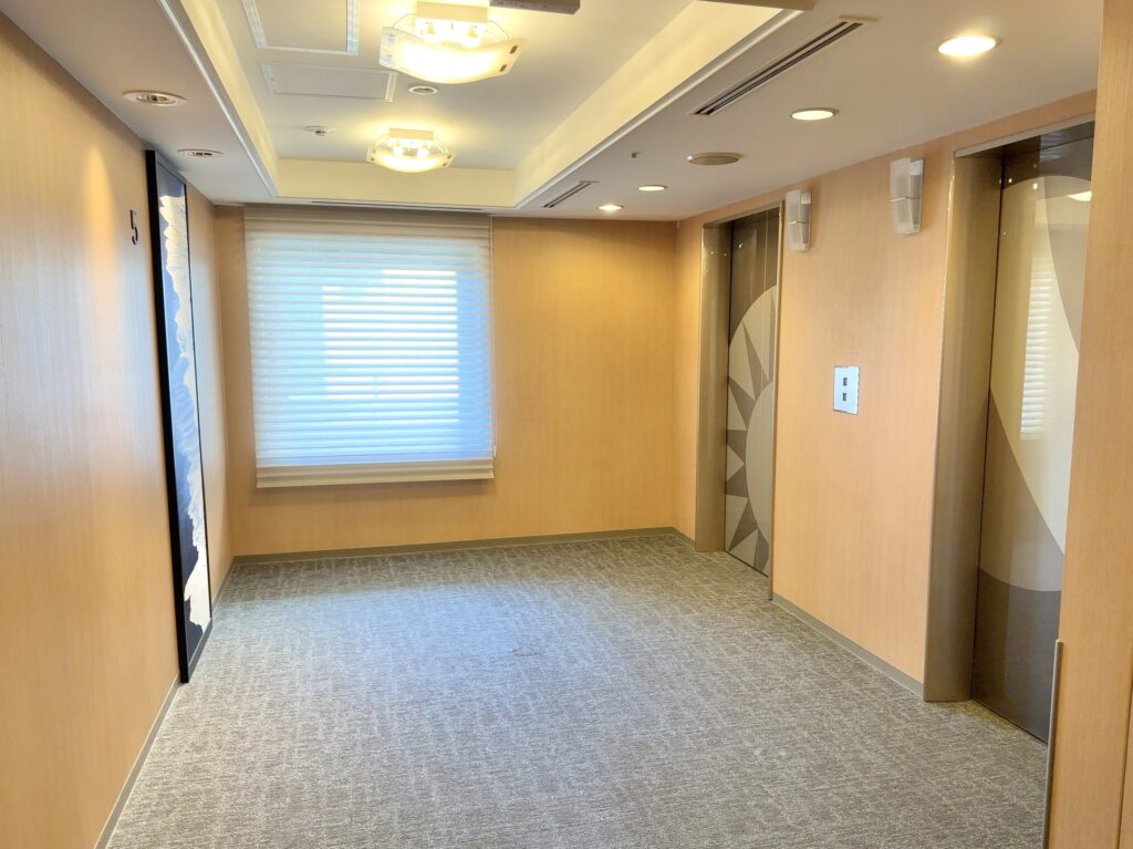 フェアフィールド・バイ・マリオット札幌の客室フロア廊下