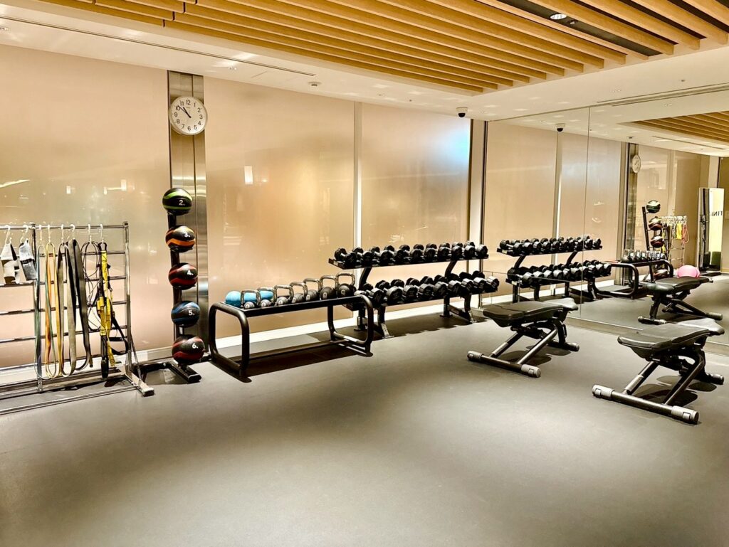 ウェスティン都ホテル京都のフィットネスジム