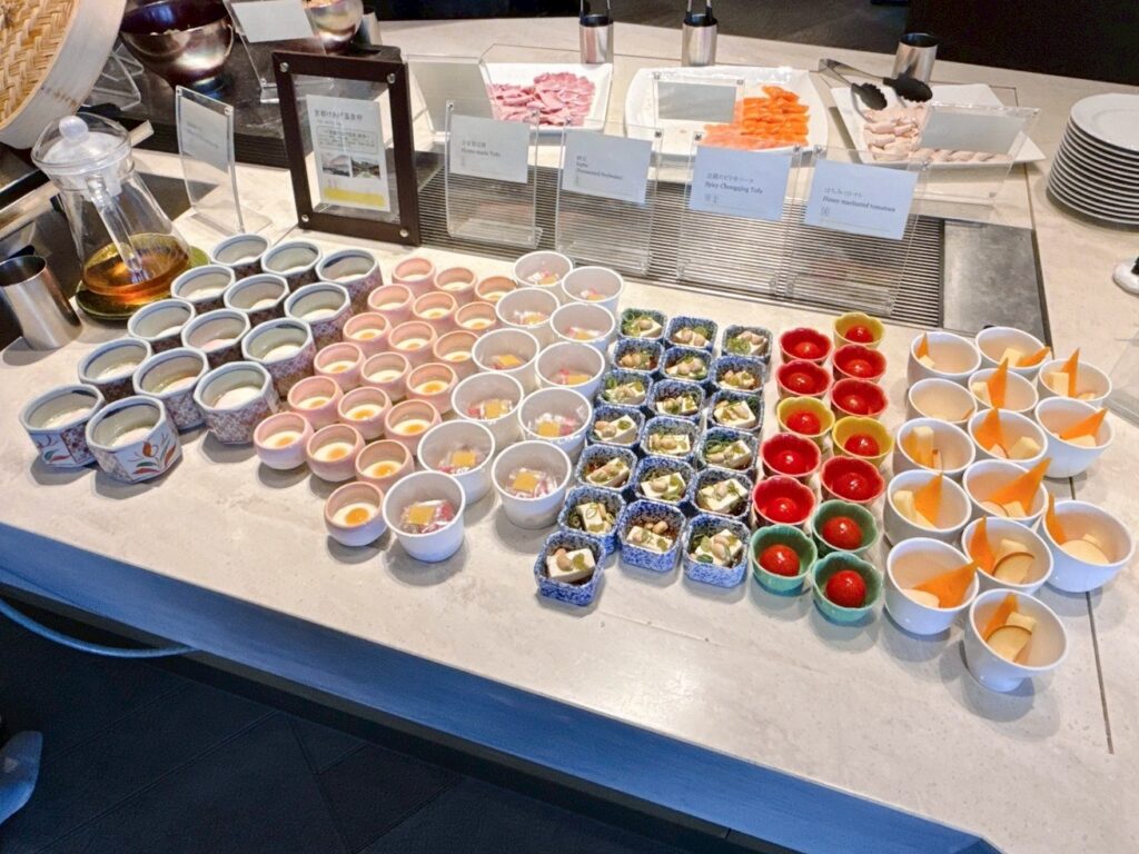 ウェスティン都ホテル京都のレストラン「洛空」の朝食内容