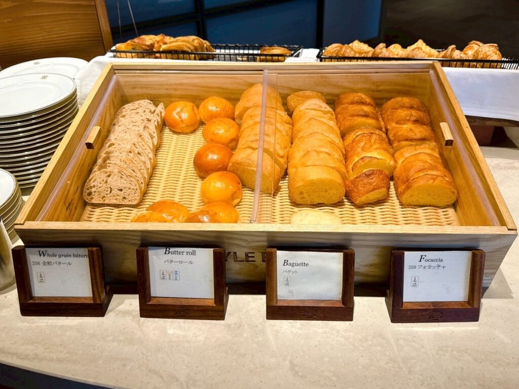 ウェスティン都ホテル京都のレストラン「洛空」の朝食内容