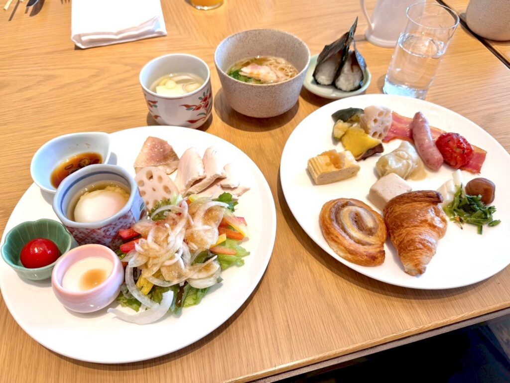 ウェスティン都ホテル京都のレストラン「洛空」の朝食内容