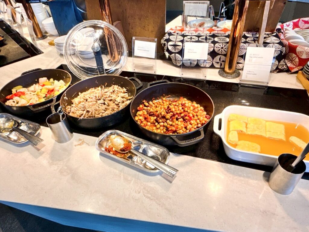 ウェスティン都ホテル京都のレストラン「洛空」の朝食内容