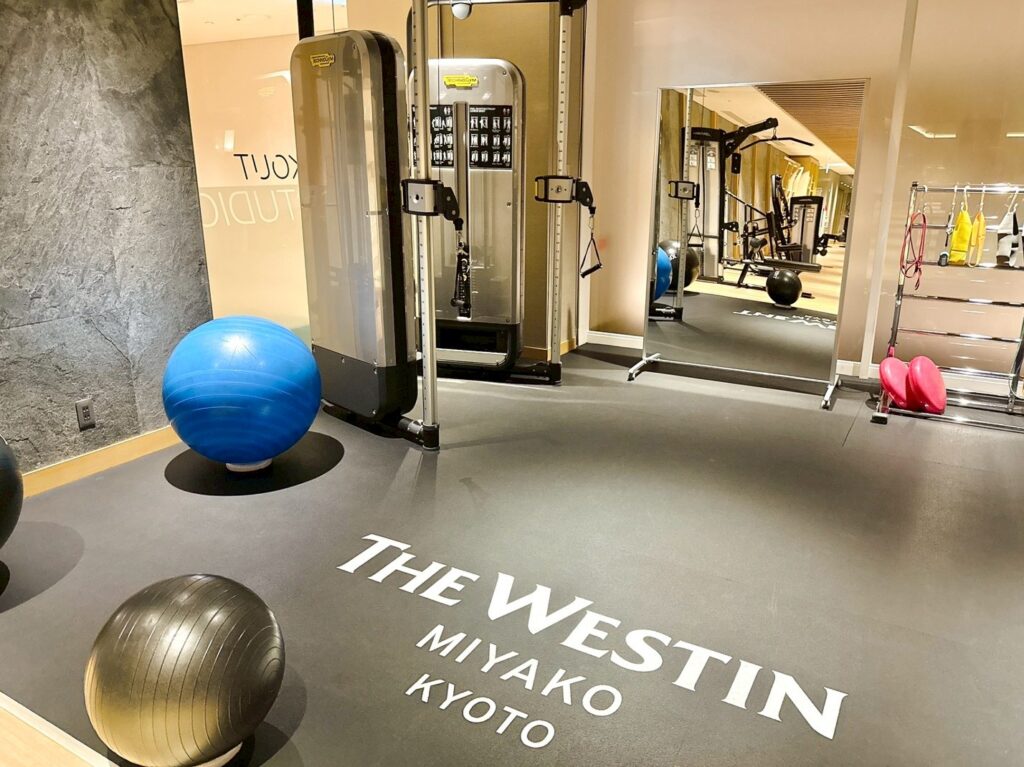 ウェスティン都ホテル京都のフィットネスジム
