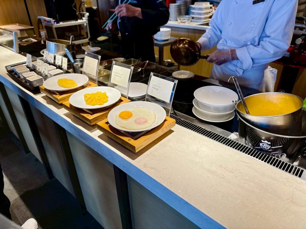 ウェスティン都ホテル京都のレストラン「洛空」の朝食内容