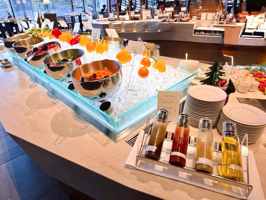 ウェスティン都ホテル京都のレストラン「洛空」の朝食内容