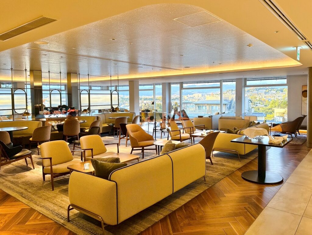 ウェスティン都ホテル京都のクラブラウンジ「ウェスティンクラブ」