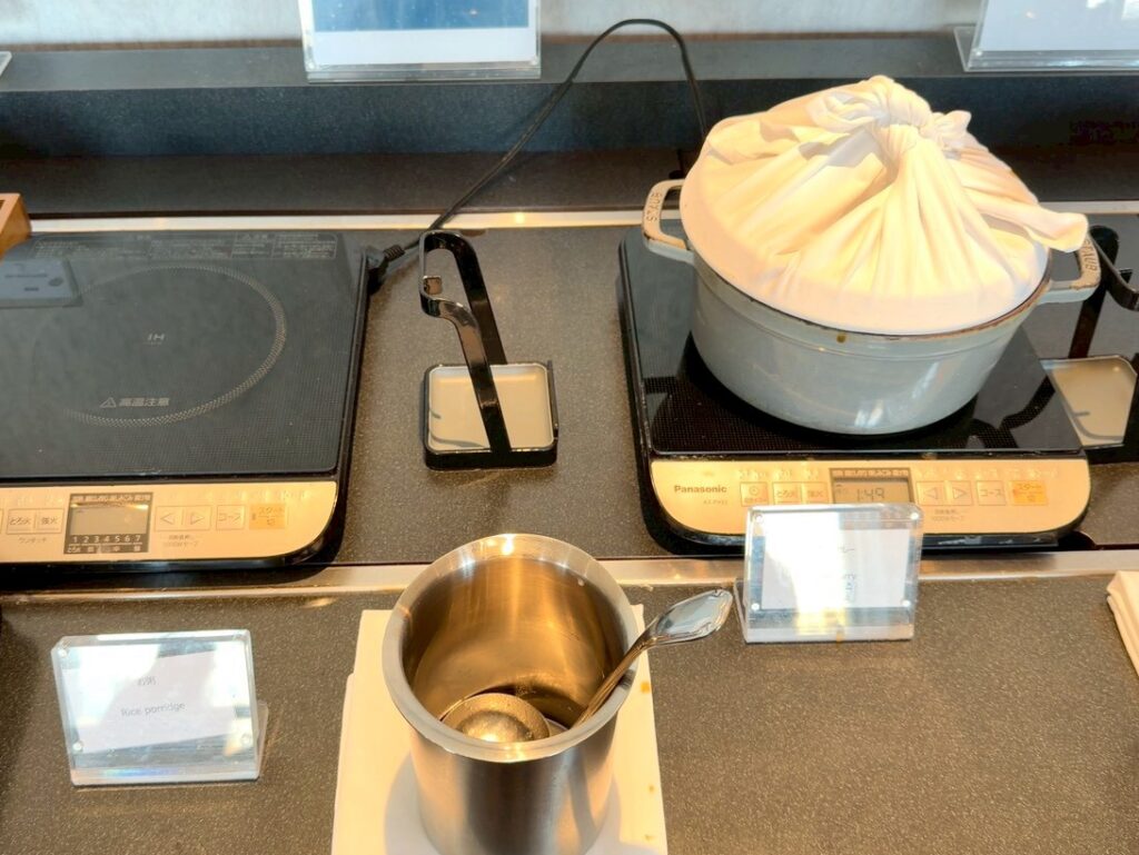 シェラトン都ホテル大阪のクラブラウンジの朝食内容