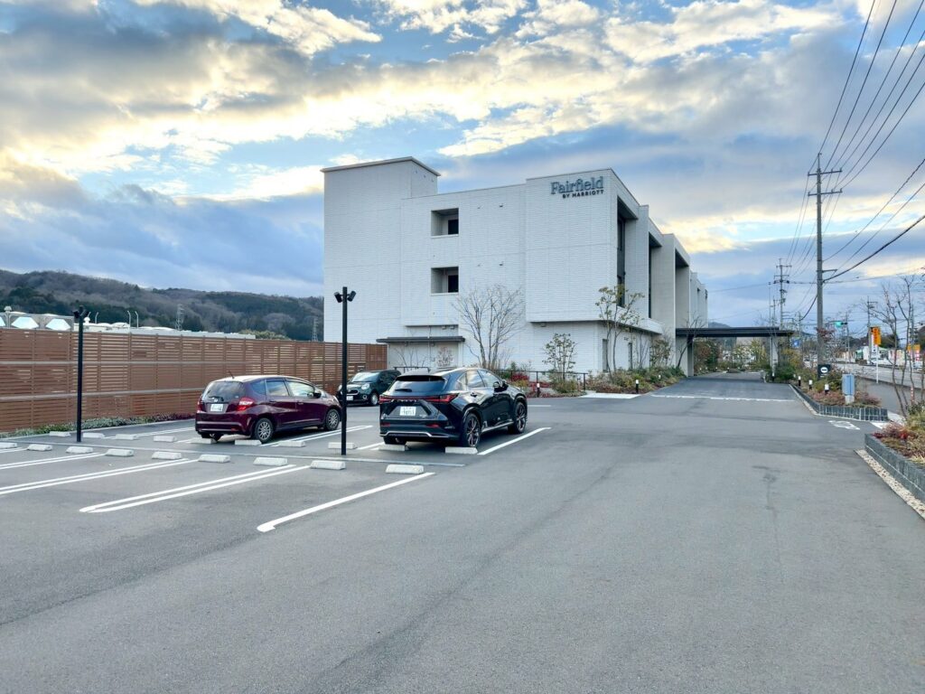 フェアフィールド・バイ・マリオット岡山津山の駐車場
