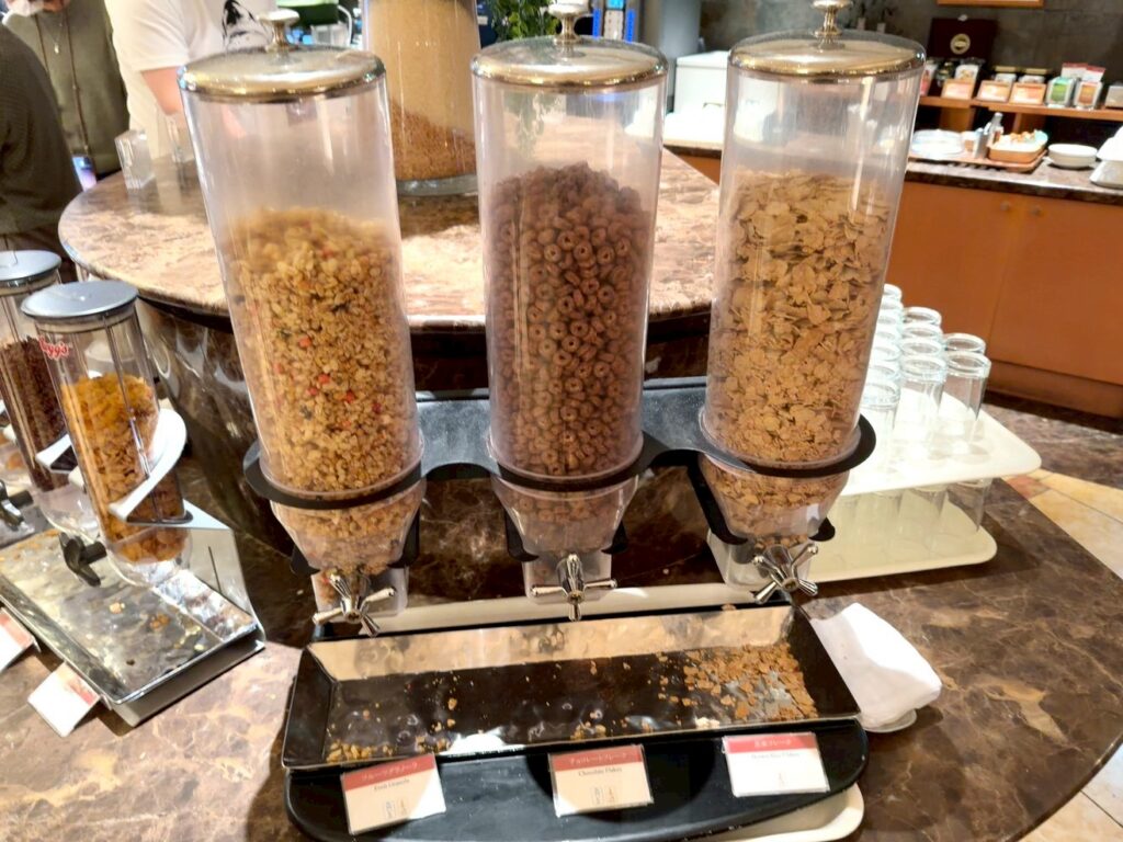 シェラトン都ホテル大阪の朝食レストラン「eu（ゆう）」のメニュー