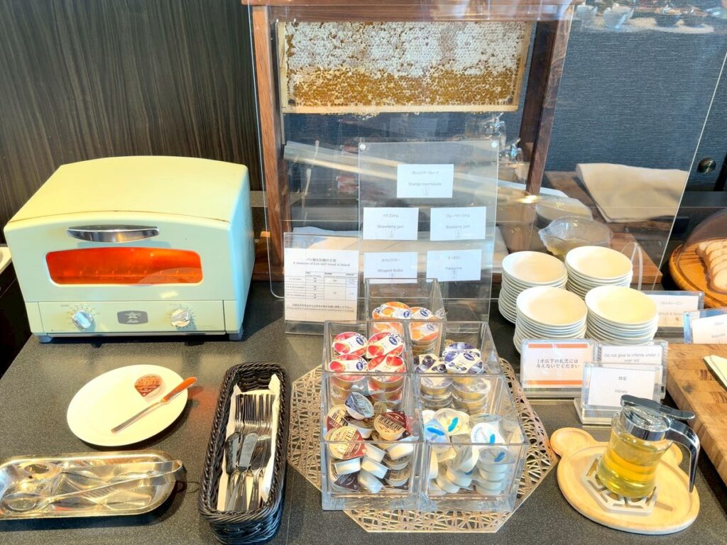 シェラトン都ホテル大阪のクラブラウンジの朝食内容