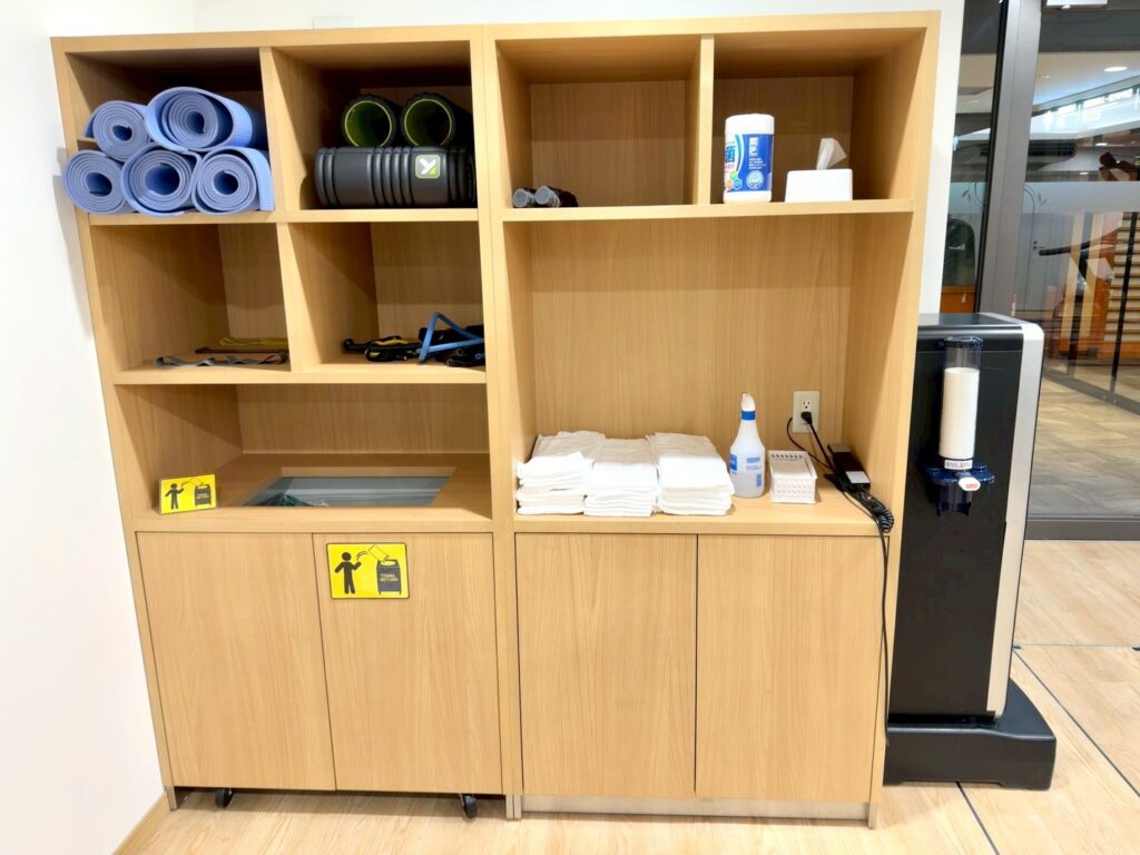 シェラトン都ホテル大阪のフィットネスジム