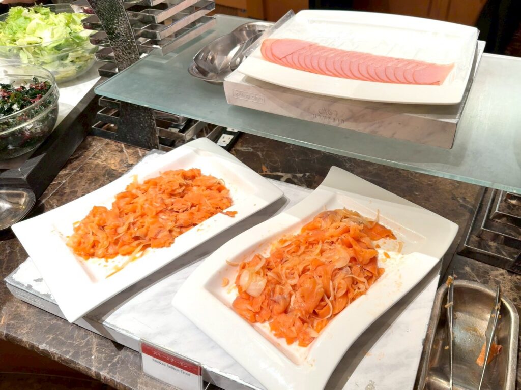 シェラトン都ホテル大阪の朝食レストラン「eu（ゆう）」のメニュー