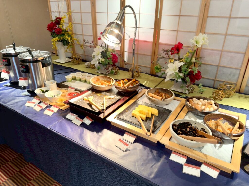 シェラトン都ホテル大阪の朝食レストラン「eu（ゆう）」のメニュー