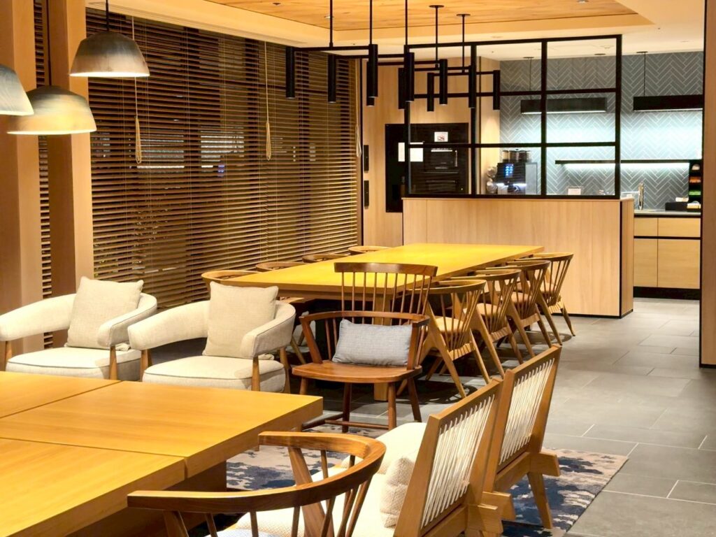 フェアフィールド・バイ・マリオット岡山津山のロビーラウンジ