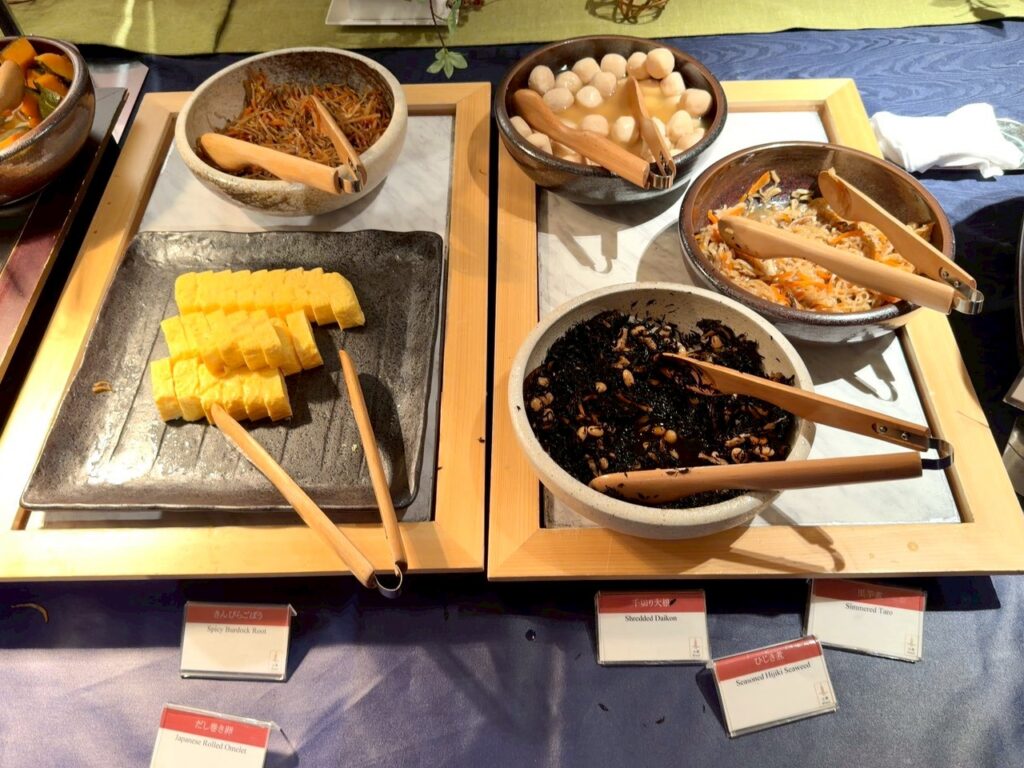 シェラトン都ホテル大阪の朝食レストラン「eu（ゆう）」のメニュー