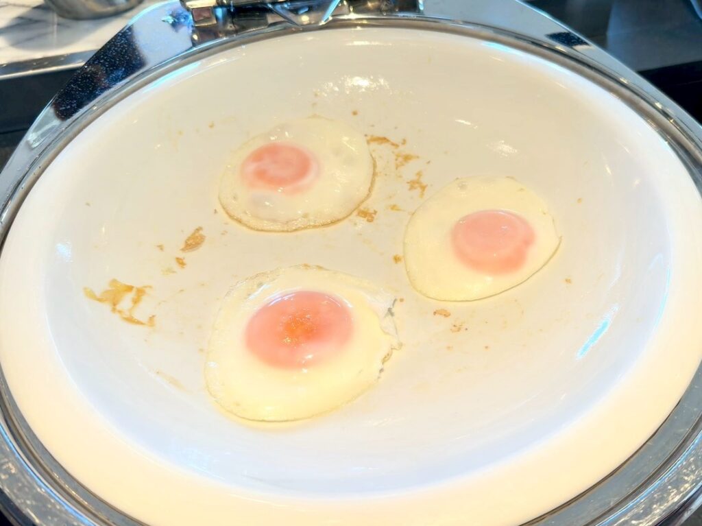 シェラトン都ホテル大阪のクラブラウンジの朝食内容