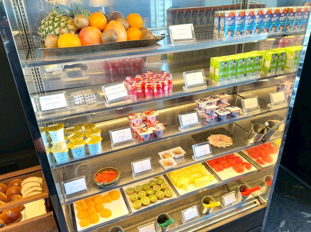 シェラトン都ホテル大阪のクラブラウンジの朝食内容